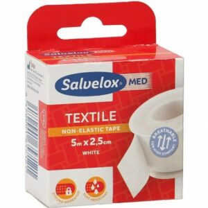 165712 - ESPARADRAPO SALVELOX TEXTIL BLANCO 5 X 2.5